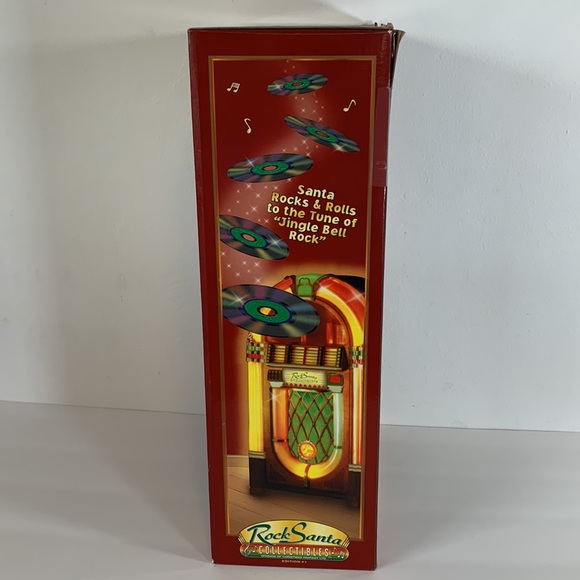 Jingle Bell Rock Vintage 1998 Singing Dancing 1st Edition Santa Tested Working - Picture 9 of 16